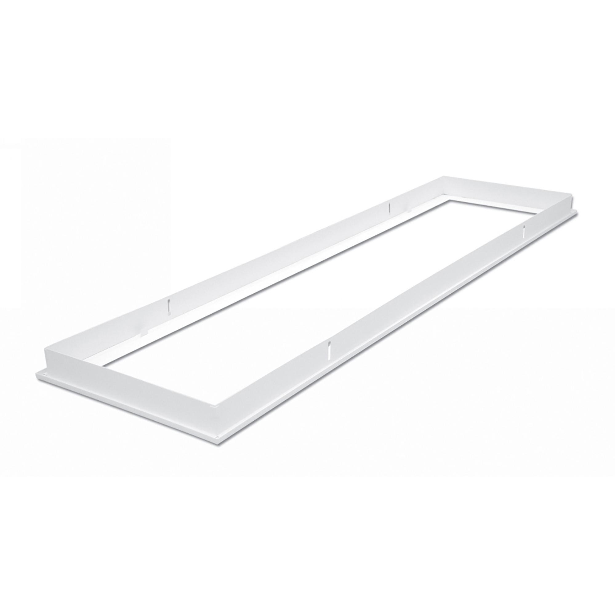 DA240008/TW  Piano 123 Flush Recessed Frame For Plaster Board In Textured White; 1225x345x45mm; Cut-Out 1205x325mm For Panel; 5yrs Warranty